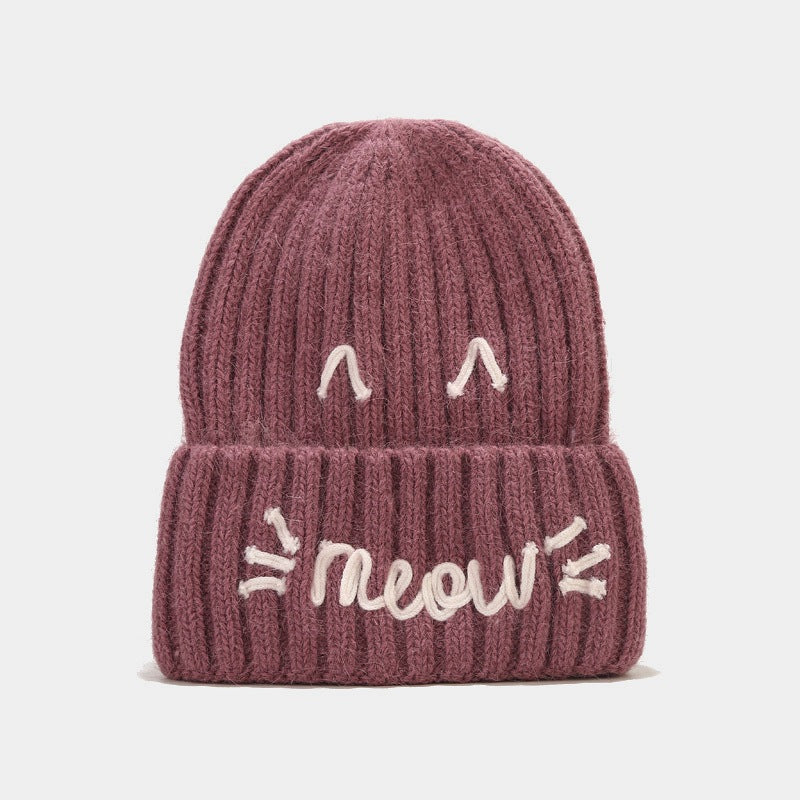 Wholesale of Cute Cat Woolen Hats and Knitted Hats